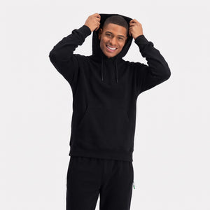 Sort bambus hoodie joggingsæt fra Bamboo Basics