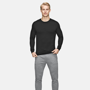 Sort bambus sweatshirt fra JBS of Denmark