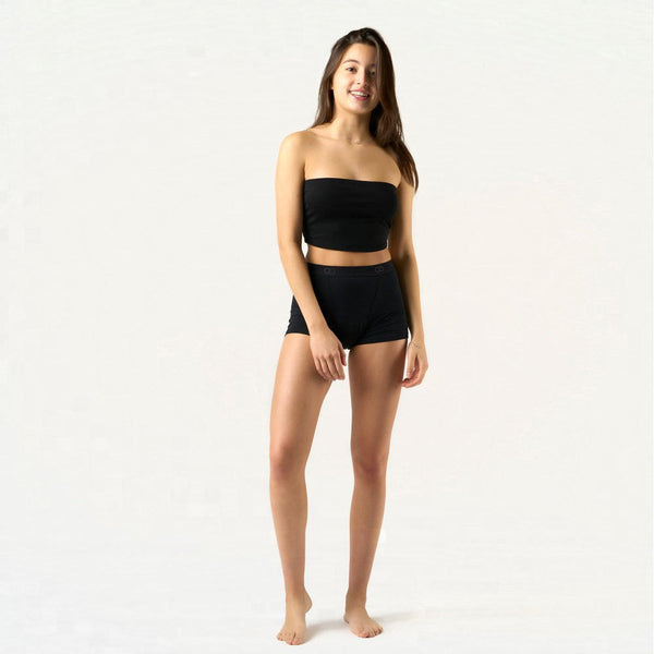 Sort menstruationstrusse Boyshort - Super