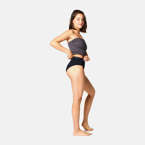Sort menstruationstrusse Hipster - Kraftig