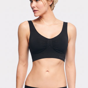 Sort bambus BH fra Bamboo Basics