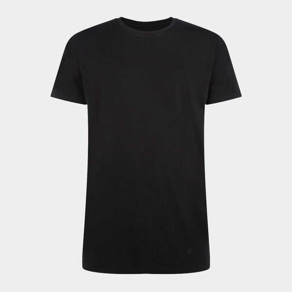 Ruben bambus crew neck T-shirt - sort 2 pak    Bamboo Basics